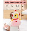 JunNeng Baby Head Protector Backpack, Toddler Walking Fall Head Protection, Robot Pink