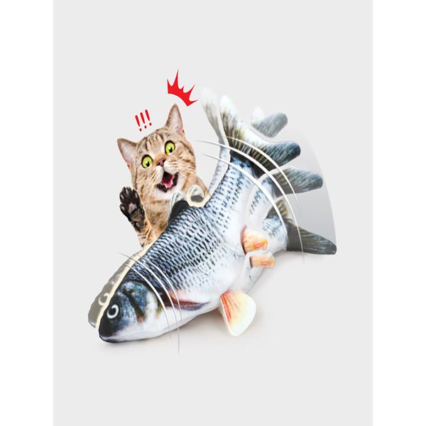 [Pet] Moving Fish Toy for Cats