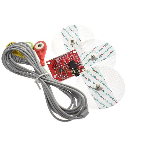 1PCS Single Lead AD8232 Pulse Heart Rate Monitor /ECG Kit Modul Für Arduino