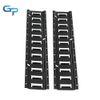 Black Track Tie Down Rail Kit 2' (2 Pack) for Garages, Vans, Trailers 2000 lbs