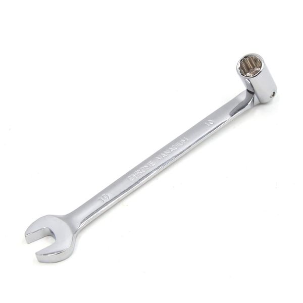 sourcing map 10mm Swivel Head Combination Socket Spanner Wrench Car Repair Tool