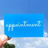 RXBC2011 Appointment Reminder Cards Pack of 100 Sky Blue