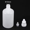uxcell Plastic Dropper Bottle, 50ml/1.7oz Small Mouth Drop Bottles Empty Squeezable Liquid Dropper Bottle 10pcs