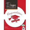 Designer Stencils Graduation Cake Stencil, Beige/semi-transparent