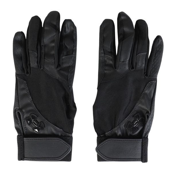 UA Starter Batting Gloves Non Color Black / MD, Black