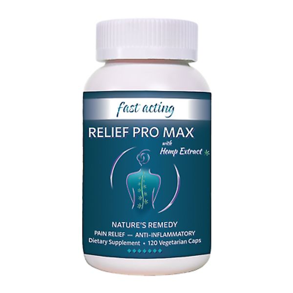 Relief Pro MAX - Maximum Inflammation and Pain Relief - (120 Caps)