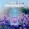 Secret Fresh Antiperspirant Deodorant for Women, 72hr Breathable Sweat & Odor Protection, Instant Freshness & Gentle, PH Balancing Minerals, Clear Gel, Relaxing Lavender Scent, 2.6 oz (Pack of 2)