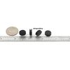 Rubber Flush Plug Grommet Without Hole - Fits 3/8" Hole in 1/16" Thick Panel (6)