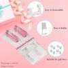 Orglace Self Ear Piercing Kits 4 Pack Disposable Body Piercing Kits with 5mm Earring Studs Piercing Kit Tool for Salon Home Use