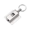 uxcell Door Barrel Bolt, Stainless Steel 304 Ring-Pull Spring Loaded Auto Sliding Latch