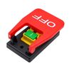 CENPEK Red Cover Emergency Stop Push Button Switch 16A Power-Off Undervoltage Electromagnetic Start Switch