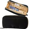 Esol 145030 Makeup Pouch, Multi Pouch, Approx. 3.5 x 7.5 x 1.4 inches (9 x 19 x 3.5 cm), Stylish, Gorgeous, Eltrad Gold Series