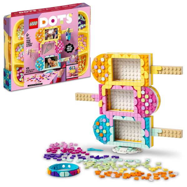 Lego Dots 41956 Photo Frame & Bracelet (Ice Cream) Toy Block Present Jewelry Craft Boys Girls 6 Years Old