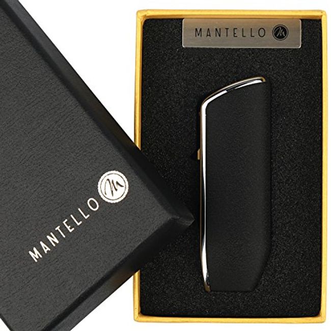 Mantello Leather Cigar Case with Lighter and Cutter