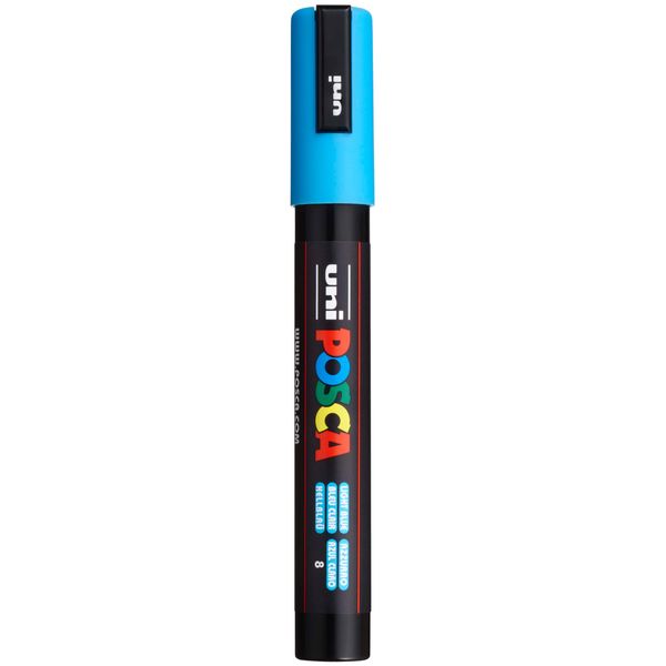 Uni-Ball Posca Medium Bullet Tip Marker - Light Blue