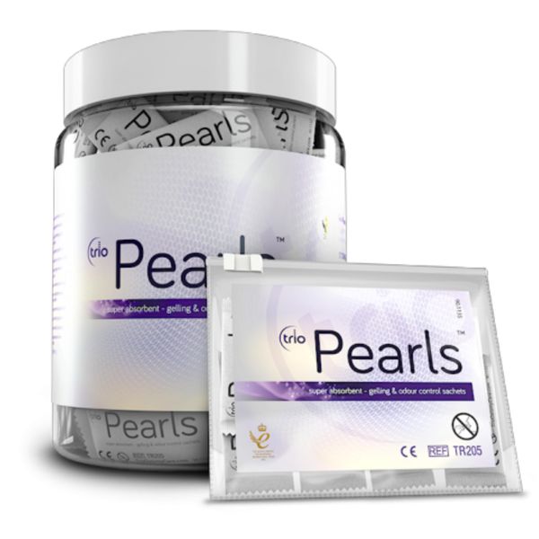 Trio Pearls- Odour reducing Gelling sachets - TR205-(100pcs) … …