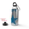 Partisan Newcastle Bottle Pope 2-Lid Aluminium 600ml Silver