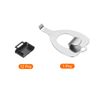 sourcing map 12pcs Port Blocker Locking Type C Port/Dust Metal Blocker with Coded Key,Black