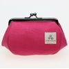 Watna Canvas Pouch Cosmetic Pouch, Size 3.5, S, red, (ruby)