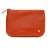 Stephanie Johnson Malibu Collection, Orange, Medium Flat Pouch, 1 ea