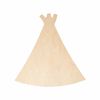 Do It Yourself Unfinished Wood Teepee Shape, Craft Kits, 1 Piece