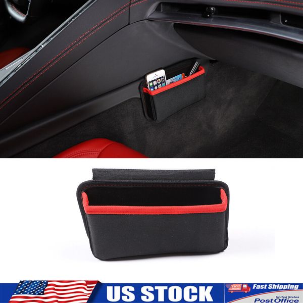 Customized For 2020-2024 Corvette C8 Passenger Side Cloth Storage Bag Organizer