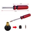 Tire Valve Stem Tool Kit Includes Snap-in Valve Stems and Core Remover 14 Pcs