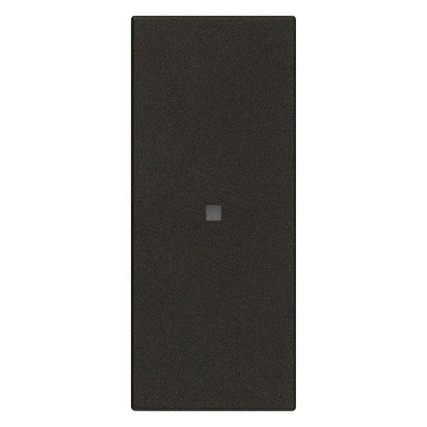 VIMAR 30008A.G Linie beleuchteter Axialtaster, Auswechselbare Taste, schwarz