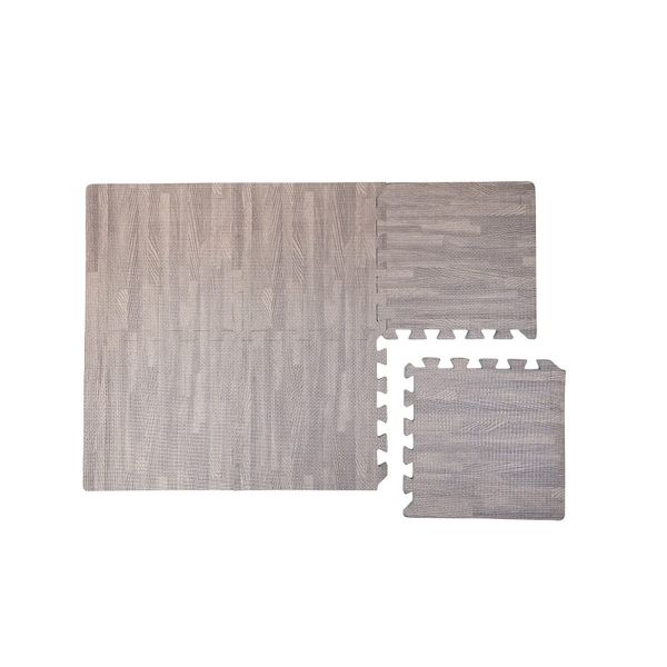 Joint Mat, Floor Mat, Soundproofing Mat, Shock Absorption, Wood Grain Style, Thickness: 1.0 inches (25 mm), 11.8 x 11.8 x 1.0 inches (30 x 30 x 2.5 cm), Extra Thick, Fighting Load, Pack of 6