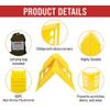 20 Pc 4" Plastic Corner Protectors, Flatbed Edge Straps Protectors w/ Carry Bag