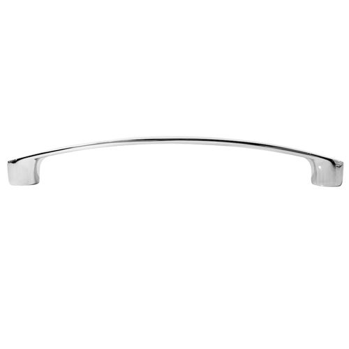 Decoranddecor Bow Polished Chrome Kitchen Bathroom Bedroom Cabinet Door Knobs Drawer Furniture Handles (160mm Hole Center, Polished Chrome)