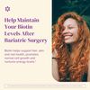 BariMelts Biotin 5000mcg, 90 Fast-Dissolving Tablets (3-Month Supply), Sugar-Free Bariatric Vitamins for Women, Natural Strawberry Flavor​