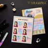 100 PCS Microblading Aftercare Instruction Cards 5.5 x 4.25 " Inches | Microblading Supplies | PMU Flyers
