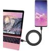 5000mAh Backup Battery Charger Case Anti-Slip Suction Cups Type C USB Cable NEW