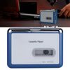 Bluetooth Cassette Player Auto Reverse Tape Player Bluetooth Output to Headphone Speaker, Auto Reverse Tape Player with Five function buttons, 2*AA batteries/USB powered, Volume adjustment knob