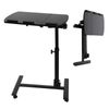  Laptop Desk Adjustable Height Laptop Stand Rolling Table Notebook W/ 4 Casters