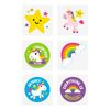 RAINBOW UNICORN TATTOOS (6DZ) - Apparel Accessories - 72 Pieces