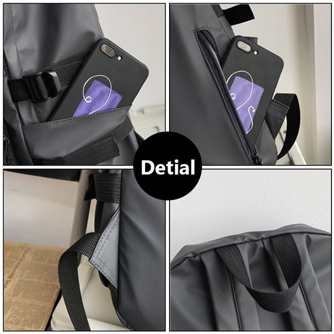 Waterproof College Laptop Backpack Men Oxford Designer Bags Luxury