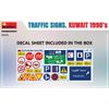 Mini Art 1/35 Kuwait Road Sign Set 1990s Plastic Model MA35631