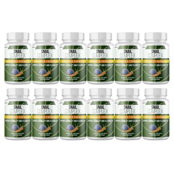 Snail Complex Joint Health Support, Advanced Formula,Mobility- 12 Bots Official