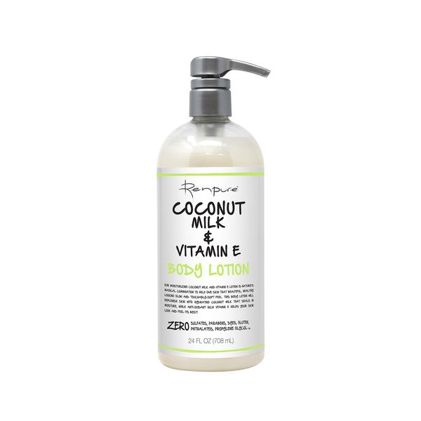 Renpure Originals Coconut Milk & Vitamin E Body Lotion, 24 Ounce