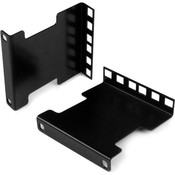 StarTech.com Server Rack Depth Extender - 2U - 4in / 10 cm - TAA Compliant - Recessed Rack Adapter - Rack Mount Adapter Kit - Network Rack Extender (RDA2U)