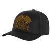 Rock Off Queen Unisex Baseball Cap. Gold Classic Crest