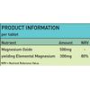 Magnesium 500mg Muscle Function Reduce Tiredness & Fatigue | Bones & Teeth Health | 120 Tablets