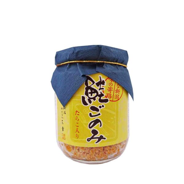 Niigata Sanko Q-88 Salmon Gonomi (Herring Roe with Cod Roe and Salmon Flakes, 3.5 oz (100 g), Long Bottle, Niigata