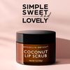 Brooklyn Botany Lip Scrub Exfoliator 1 oz – Lip Moisturizer for Dry Lips and Chapped Lips – Gentle Lip Exfoliator for Smooth and Brighter Lips – Coconut Flavor