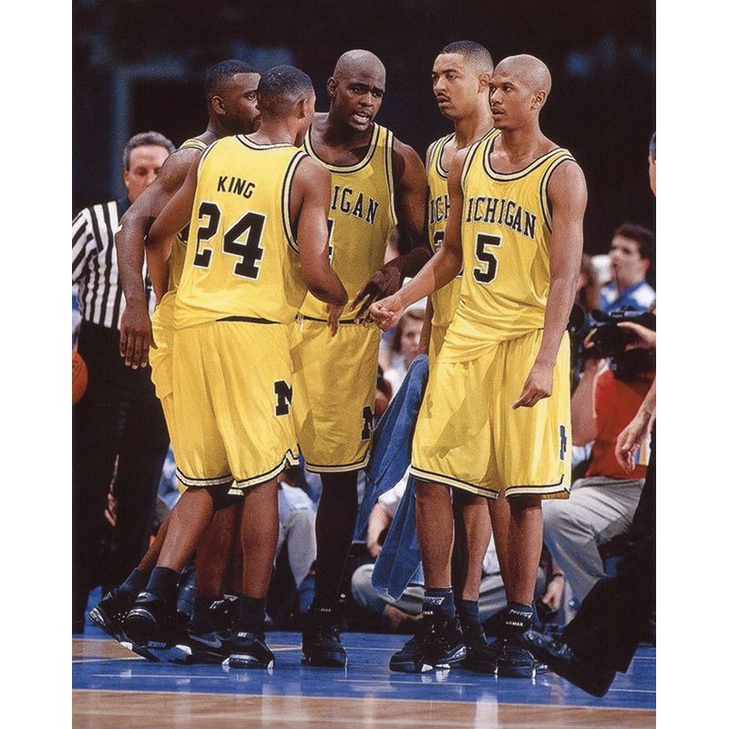 National Championship Michigan Fab Five Roster Michigan Wolverines
