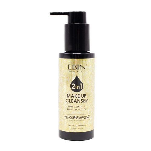 All About Clean 2-in-1 Makeup Removing Makeup Cleanser 3.38 oz | Gentle Face Cleanser, Toner & Eyes Makeup Remover | Rose essentials for All skin types | 24 hour flawless | Gel based formula