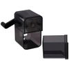 Risedot Black Pencil Sharpener, Manual Pencil Sharpener, with Stronger Helical Blade