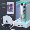 Dust Cover with 16 LED Colors Light Base for Nintendo Switch/OLED,Slim Dock Case